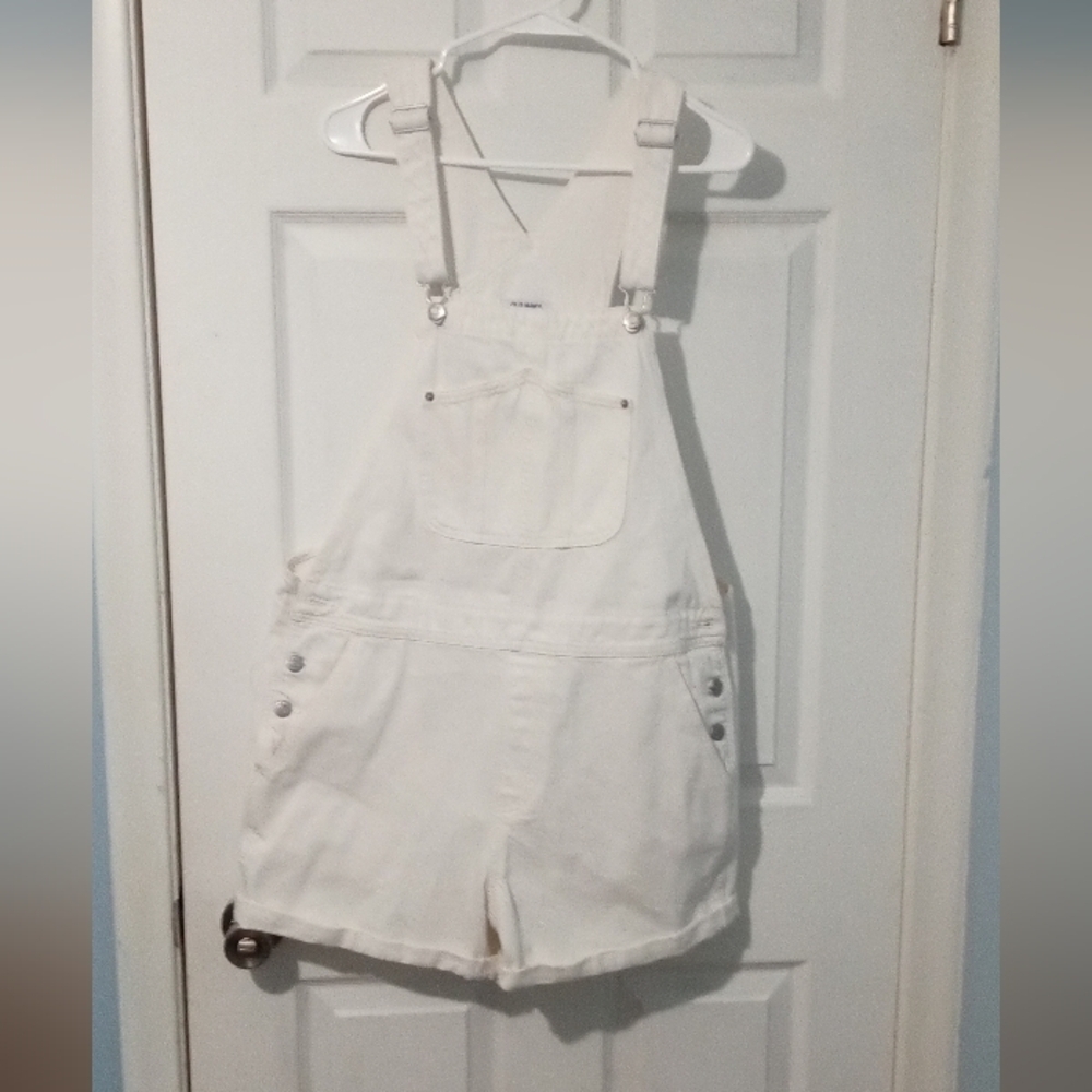 Old Navy White Denim Romper